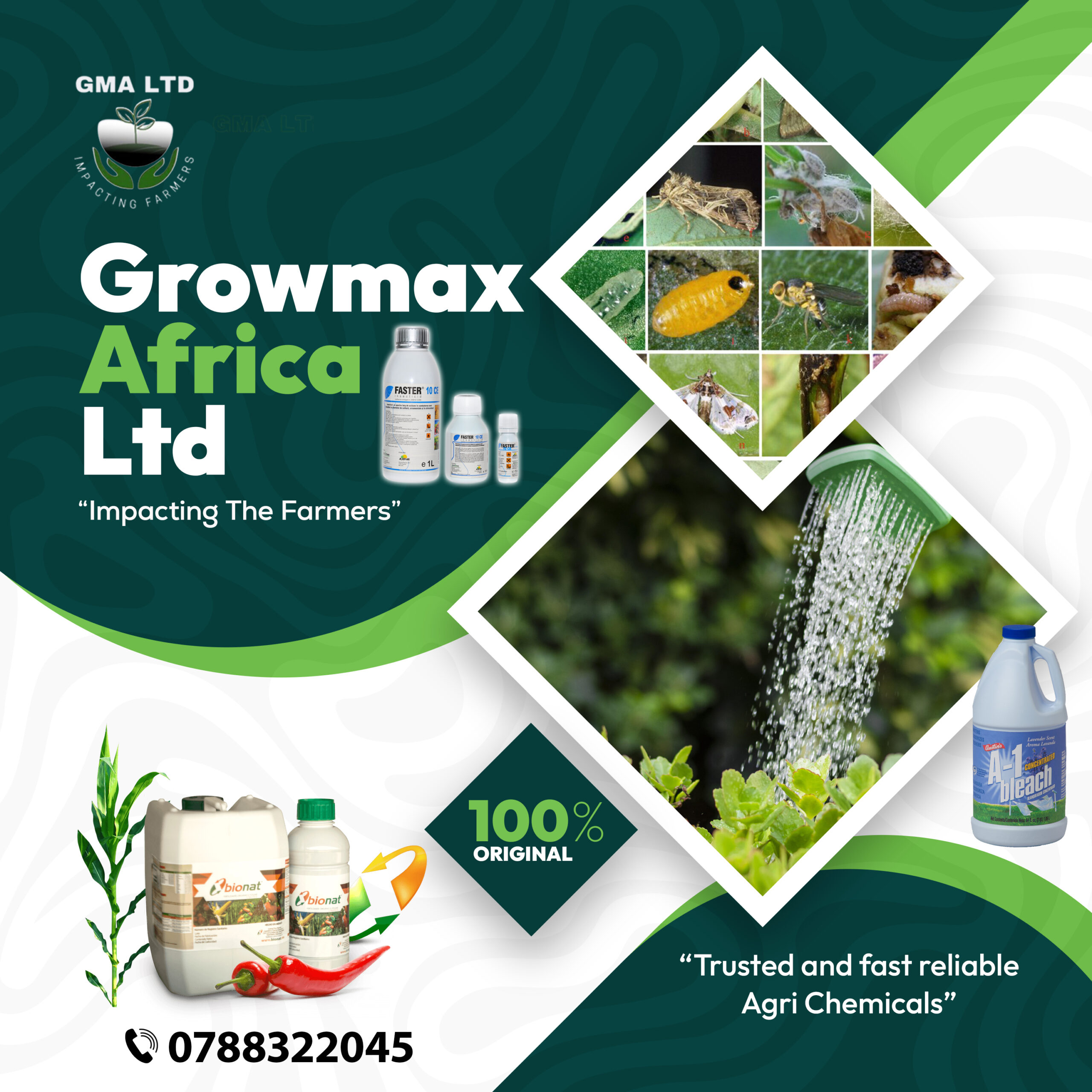 GROWMAX AFRICA LTD BEST SOLUTION FOR THE FARMERS IN AGRO CHEMICALS